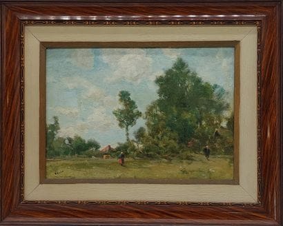 late 19th century french school 
A bucolic...