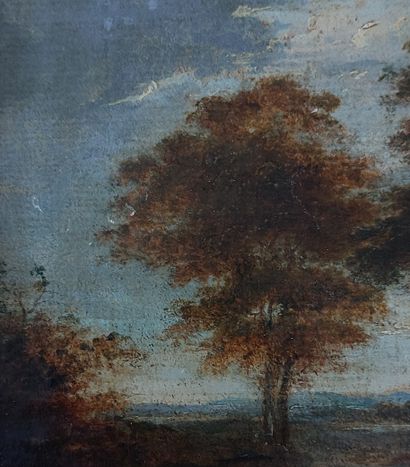 early 19th century french school
Oaks 
Oil...