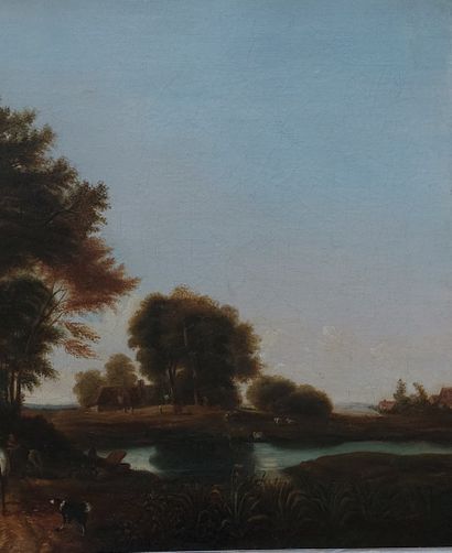 ECOLE FRANCAISE DU XIXème siècle
Paysage...