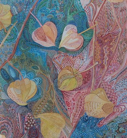 André GUIGNARD-MAYEUR (XXe)
Physalis
Gouache...