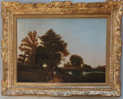 ECOLE FRANCAISE DU XIXème siècle
Paysage...