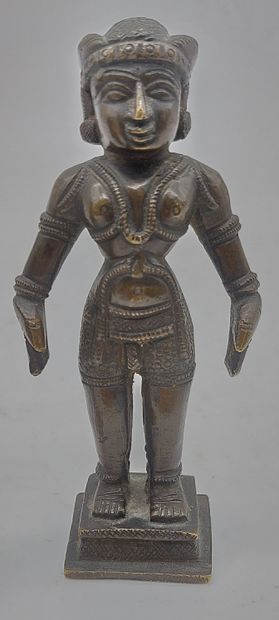 TWO SMALL BRONZES
H : 10,5 cm