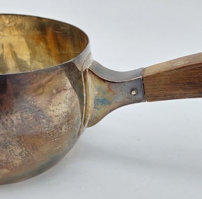 SMALL CASSEROLE in silver, wooden handle
Minerva...