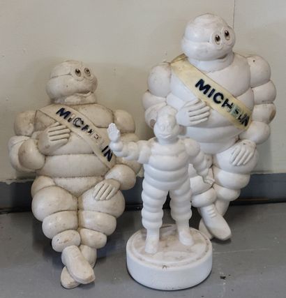 BIBENDUM, bonhomme Michelin
Lot de 3, dont...