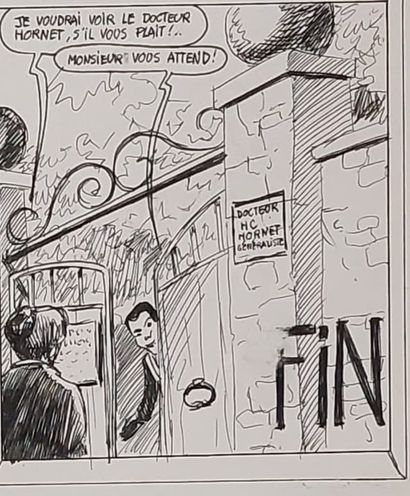 Original comic strip in India ink
45 x 32.5...