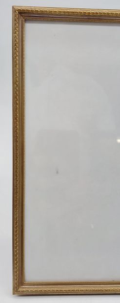 TWO PHOTO FRAMES in gilded brass
Louis XVI...