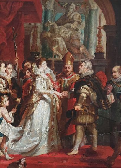 D'après RUBENS
Le mariage d'Henri IV avec...