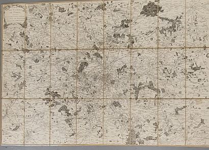 MAP OF THE ENVIRONS OF PARIS 
By M. Brion...