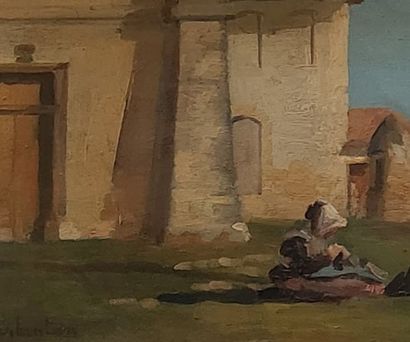 BARBANTAN 
Landscapes
Pair of oils on panel
Signed...