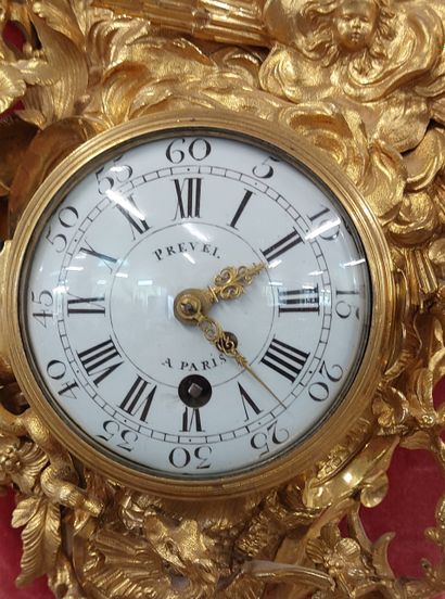 APPLIQUE CARTEL in ormolu and chased, upper...