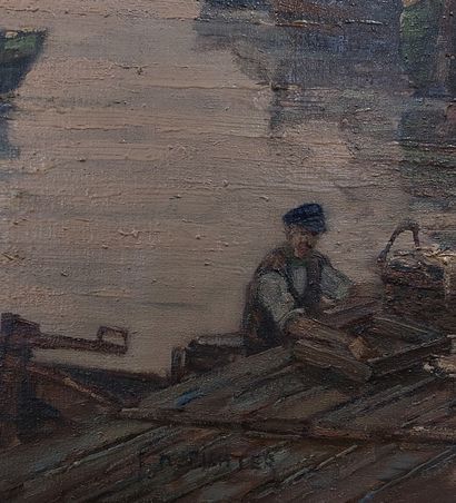 ECOLE FRANCAISE DU XXe siècle 
Paysage breton,...