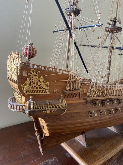 MAQUETTE DE BATEAU en bois 
Wasa
L : 96 ...