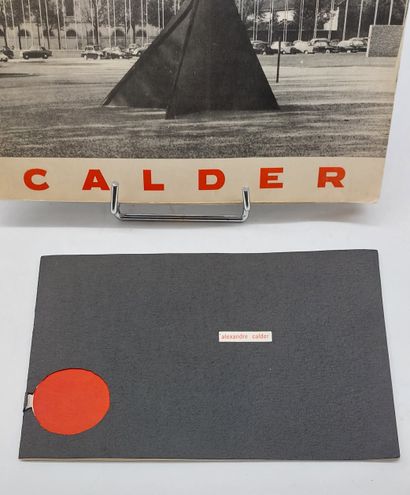 CALDER, exhibition catalog of the stabiles...