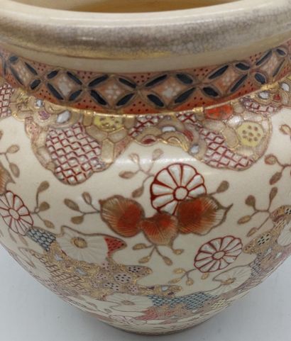 SATSUMA
Satsuma pot cover with foliage decoration
H...