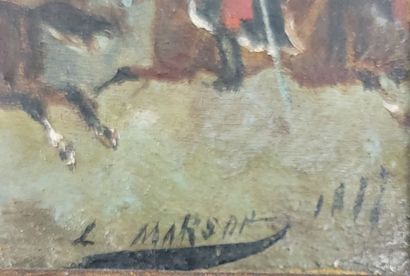 MARSON ?
Scène de bataille
Huile sur panneau...