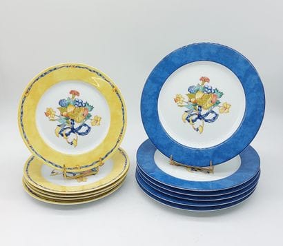 BERNARDAUD 
5 plates D : 26 cm
6 plates D...