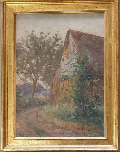 early 20th century french school
Thatched...
