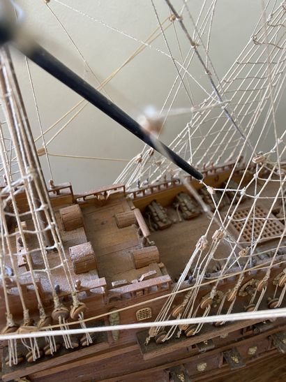 MAQUETTE DE BATEAU en bois 
Wasa
L : 96 ...