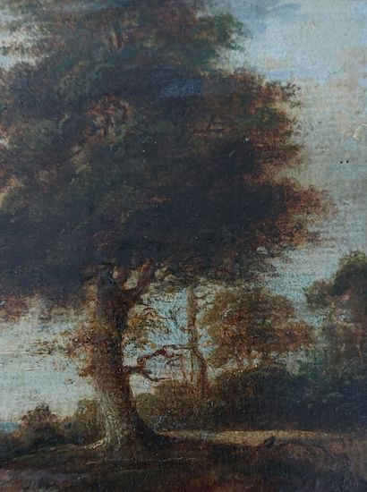 early 19th century french school
Oaks 
Oil...