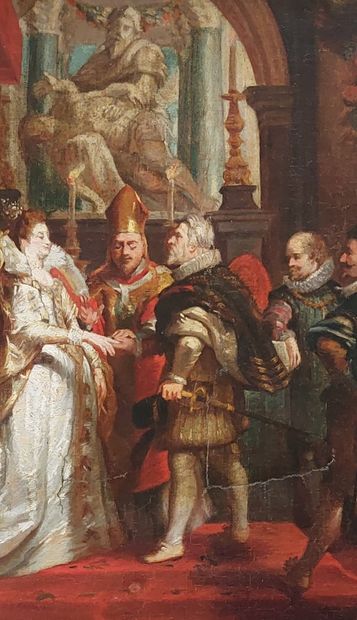 D'après RUBENS
Le mariage d'Henri IV avec...