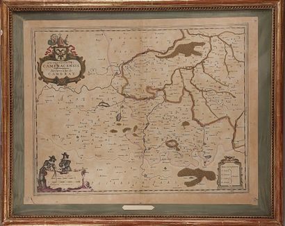 OLD MAP OF THE CITY OF CAMBRAI
42 x 54 cm
(tears...