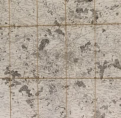 MAP OF THE ENVIRONS OF PARIS 
By M. Brion...