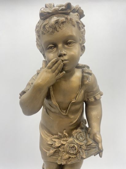 Hanging lamp in regula 
Little girl with...