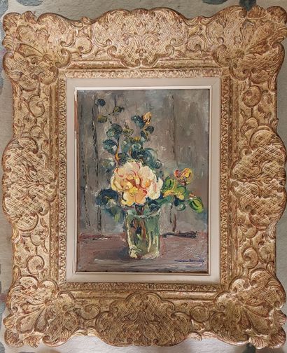 Maurice SAVREUX (1884-1971) 
Bunch of flowers
Oil...