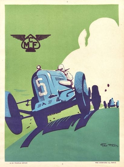 Affiche Motocycle Club de France, 1935 –...