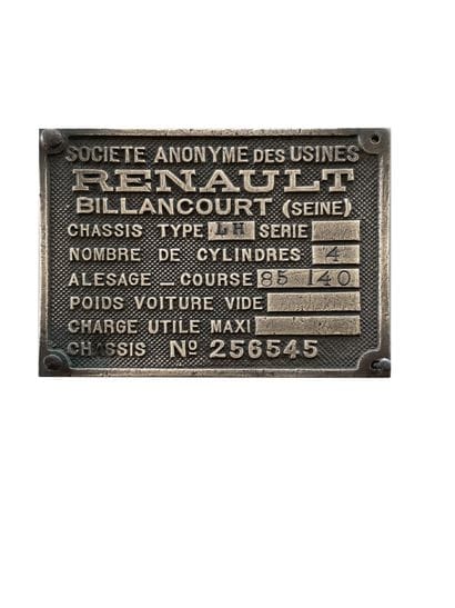 Renault Tracteur 15hp type LH - circa 1926
Châssis...