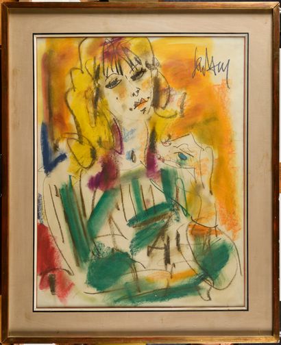 GEN PAUL (FRANCE/ 1895-1975)
Portrait d'Elisa...