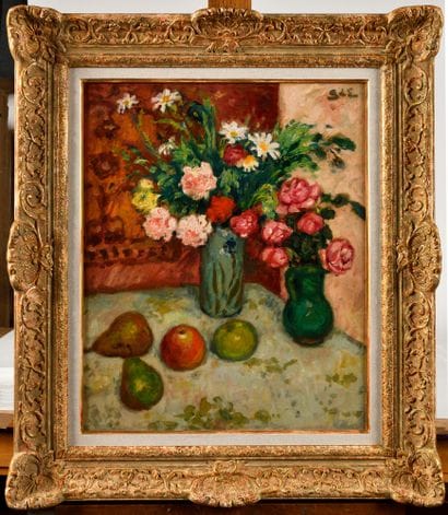 Georges D'ESPAGNAT (1870-1950)
Oeillets,...