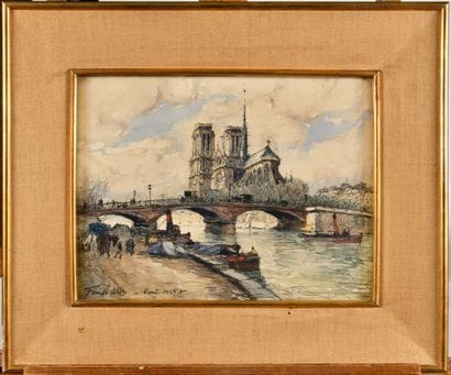 FRANCK-WILL (1900-1951)
Vue de la cathédrale...