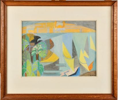 André LHOTE (FRANCE/ 1885-1962)
Felouques...