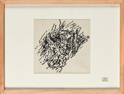 Jacques GERMAIN (1915-2001)
Etude no. 3
Encre...