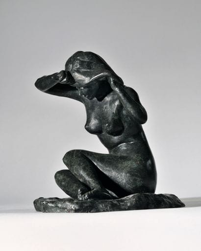 Jorge BORRAS (Né en 1952)
Femme se coiffant
Bronze...