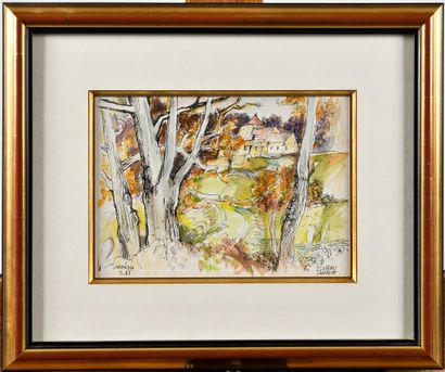 Jean CLUSEAU-LANAUVE (1914-1997)
La maison...