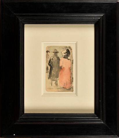 Kees Van DONGEN (PAYS-BAS - FRANCE/ 1877-1968)
Couple...