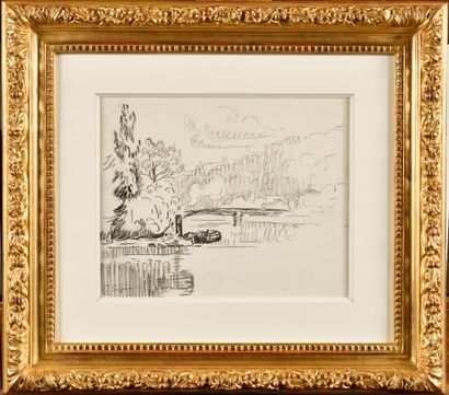 Paul SIGNAC (1863-1935)
La Seine pont et...