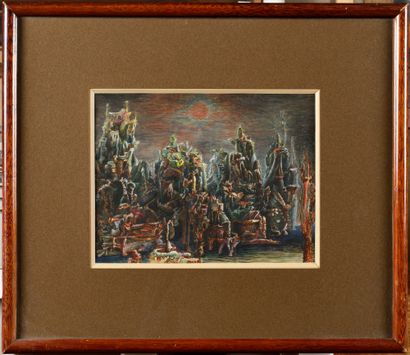 Attribué JACQUES LE MARECHAL (1928-2016)
Pointe...
