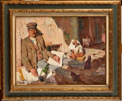 Dominique FRASSATI (1896-1947)
L'ivrogne,...