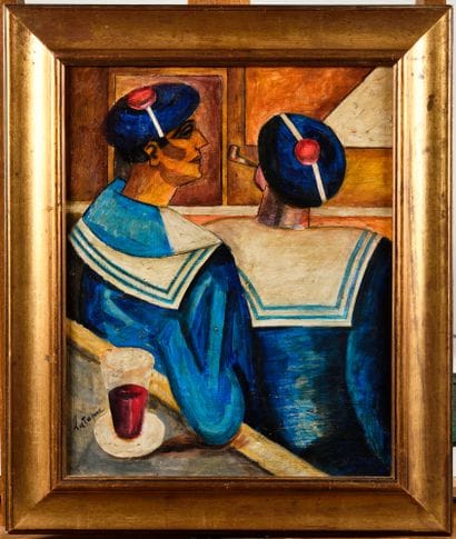 Louis LATAPIE (FRANCE/ 1891-1972)
Le repos...