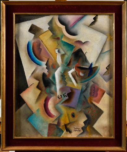 Patrick LEROY (Né en 1948)
Composition cubiste...