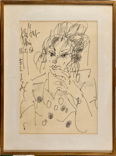 GEN PAUL (FRANCE/ 1895-1975)
Portrait d'Elisa...