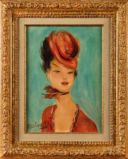 Jean-Gabriel DOMERGUE (1889-1962)
Portrait
Huile...