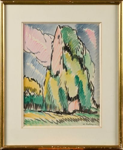 Pierre de BELAY (1890-1947)
Etude d'arbres
Aquarelle...