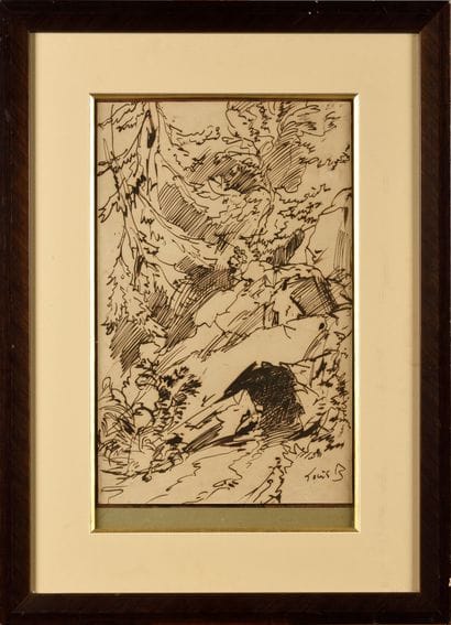 Louis BOULANGER (1806-1857)
Rochers dans...