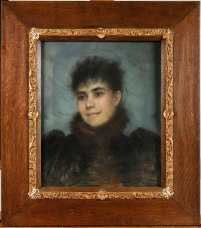 Albert BESNARD (FRANCE/ 1849-1934)
Portrait...