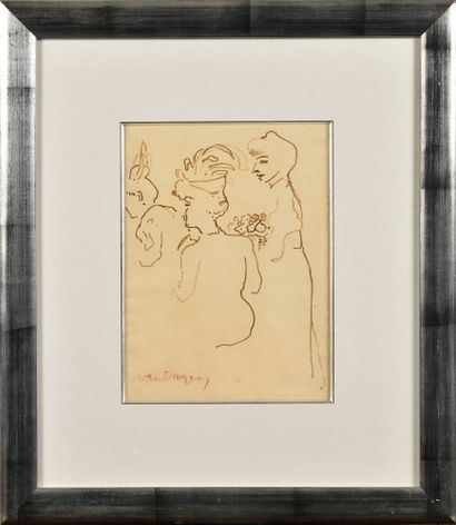 Kees Van DONGEN (PAYS-BAS - FRANCE/ 1877-1968)
Trois...