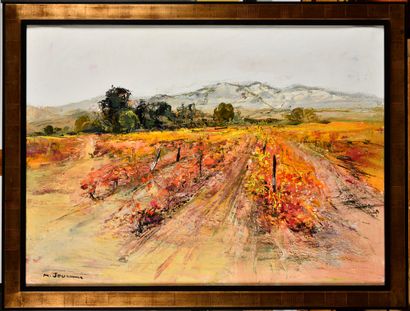 Michel JOUENNE (FRANCE/ 1933-2021)
Vignes...